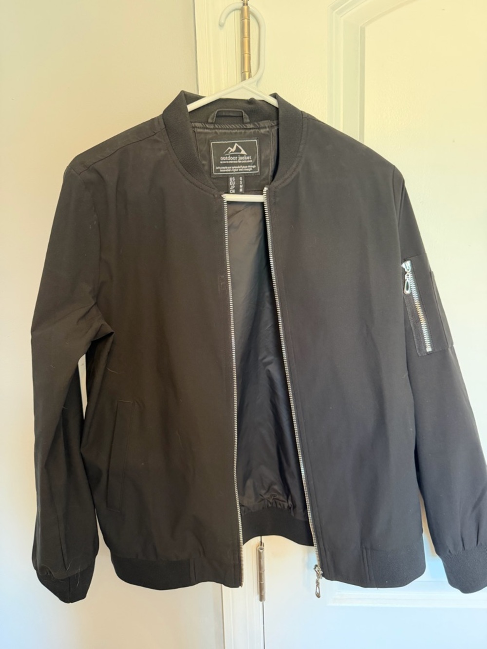 Outdoor Jacket Co. Women's Black Bomber Jacket